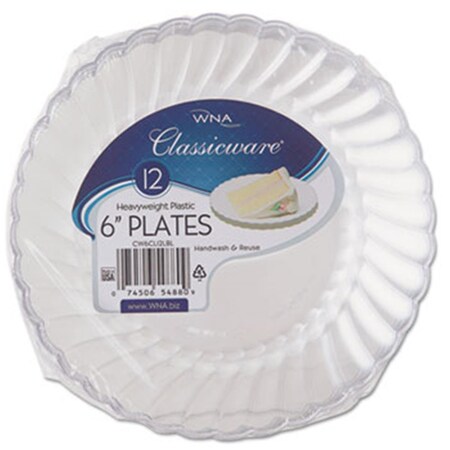 Bakebetter PLATE-RND-6IN-15/12-CLR BA3337569